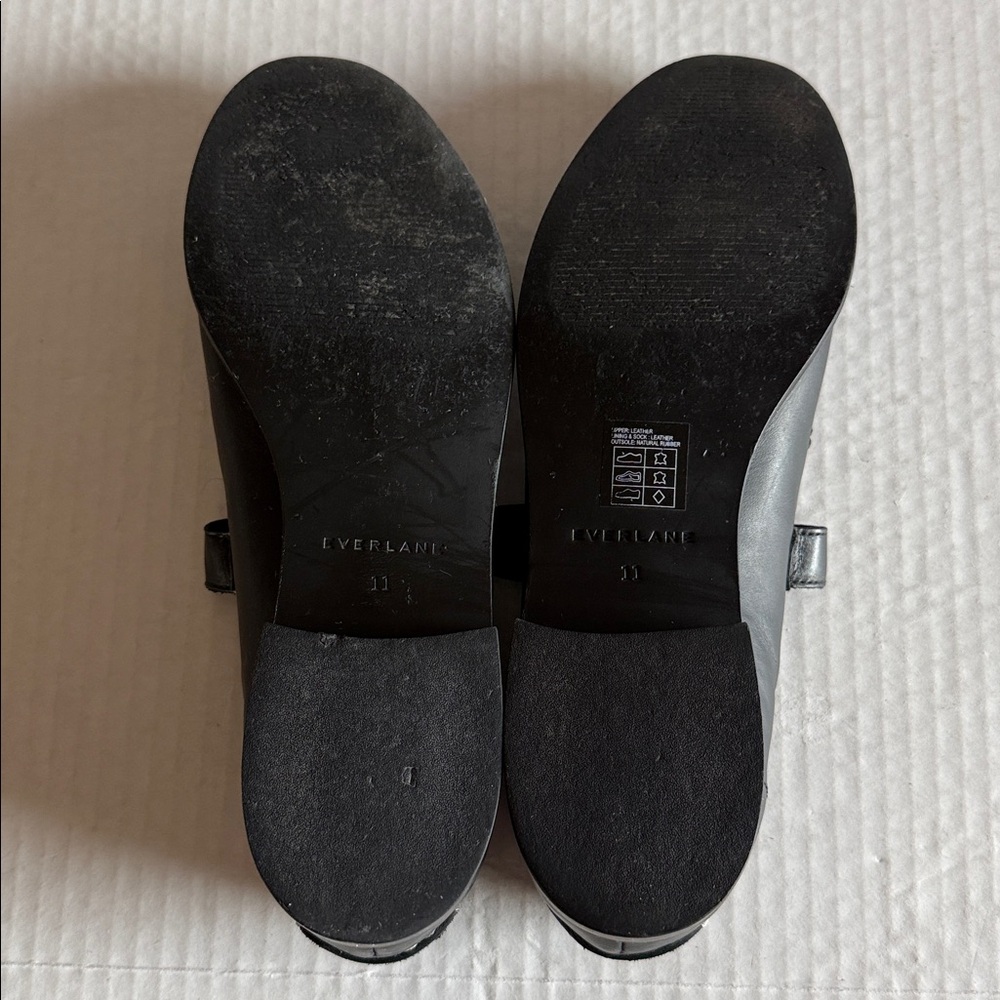 Everlane Black Leather Mary Jane Loafers - Picture 10 of 11